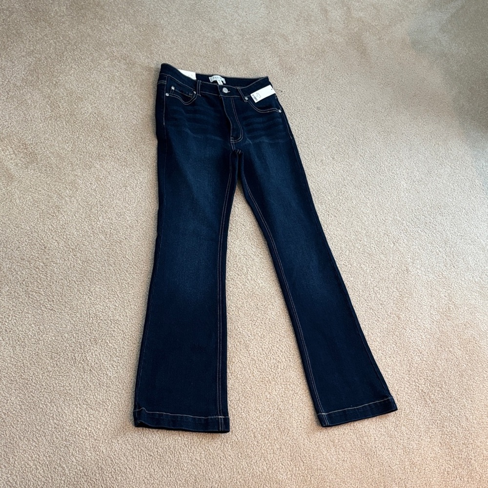 NEW Francesca's 27 Harper Heritage mid rise boot Women's Jeans